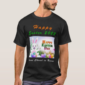 Kaninchen für Ostern 2023 Jesus ist Risen T-Shirt