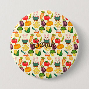 Kaninchen Gemüsesorten Bauer Button