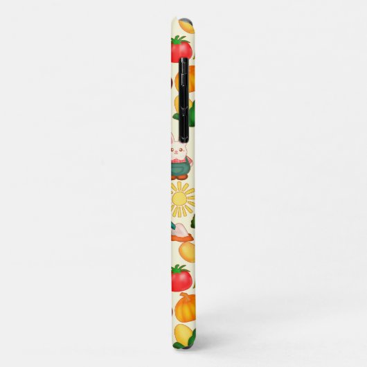 Kaninchen Gemüsesorten Bauer Case-Mate iPhone Hülle (Hinten/Links)