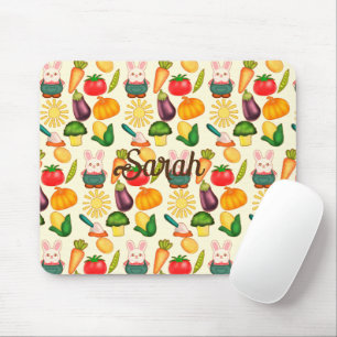 Kaninchen Gemüsesorten Bauer Mousepad
