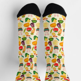 Kaninchen Gemüsesorten Bauer Socken