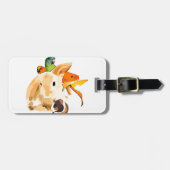Kaninchen Gepäckanhänger (Vorderseite horizontal)