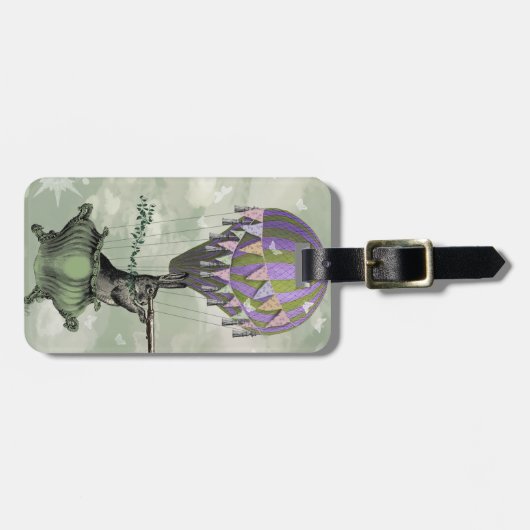 Kaninchen Gepäckanhänger (Vorderseite horizontal)