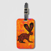 KANINCHEN GEPÄCKANHÄNGER (Vorderseite Vertikal)