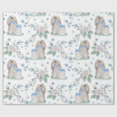 Kaninchen-Geschenke Geschenkpapier (Flach)