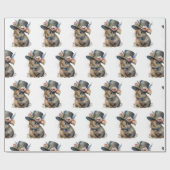Kaninchen Geschenkpapier (Flach)