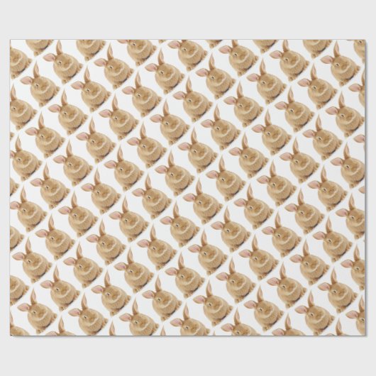 Kaninchen Geschenkpapier (Flach)