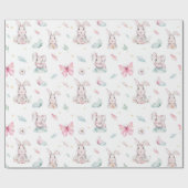 Kaninchen Geschenkpapier (Flach)