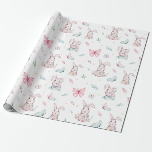 Kaninchen Geschenkpapier (Ungerollt)