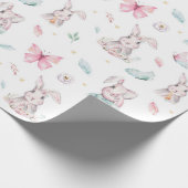 Kaninchen Geschenkpapier (Ecke)