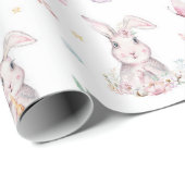 Kaninchen Geschenkpapier (Rolleneckpunkt)