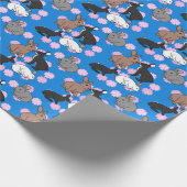 Kaninchen Geschenkpapier (Ecke)