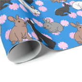 Kaninchen Geschenkpapier (Rolleneckpunkt)