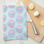 Kaninchen Geschirrtuch (Viertel Falte)