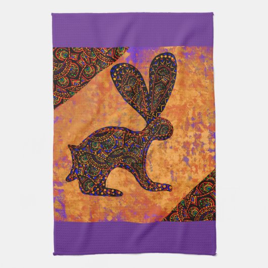 KANINCHEN GESCHIRRTUCH (Vertikal)