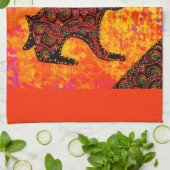 KANINCHEN GESCHIRRTUCH (Gefaltet)