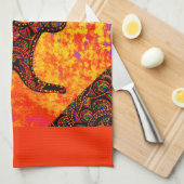 KANINCHEN GESCHIRRTUCH (Viertel Falte)