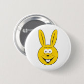 Kaninchen Gesicht Button (Vorne & Hinten)