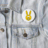 Kaninchen Gesicht Button (Beispiel)