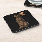 Kaninchen Getränkeuntersetzer (Linke Seite)