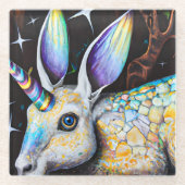 Kaninchen Glasuntersetzer (Vorderseite)