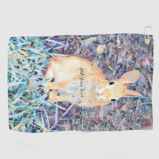 Kaninchen Golfhandtuch (Horizontal)