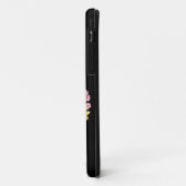 Kaninchen-Grafik für Mädchen Blütenfrühlingszeit Case-Mate iPhone Hülle (Hinten/Links)