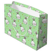 Kaninchen Große Geschenktüte (Rückseite Schrägansicht)
