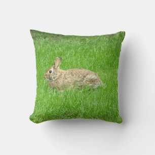Kaninchen (Grüngras) Kissen