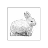 Kaninchen Gummistempel (Prägung)