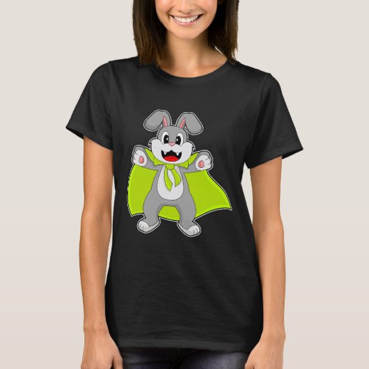 Kaninchen Halloween T-Shirt (Vorderseite)