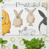 Kaninchen Handtuch (Gefaltet)