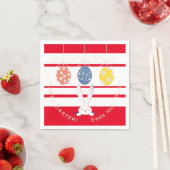 Kaninchen Happy Easter Eggs Jagen Frühjahr Party M Serviette (Beispiel)