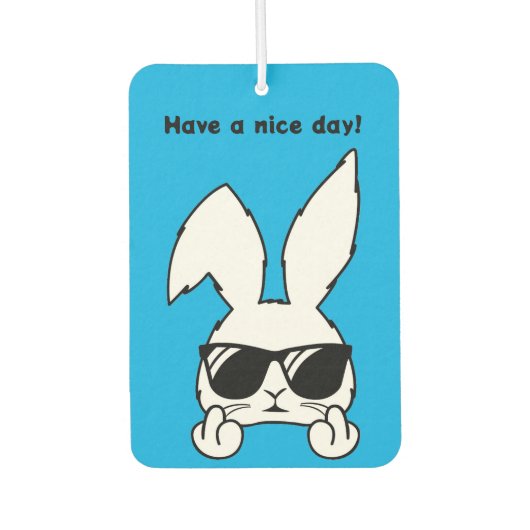 Kaninchen Hase Autolufterfrischer (Vorderseite)