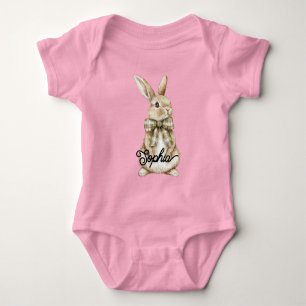 Kaninchen-Hase Baby Strampler