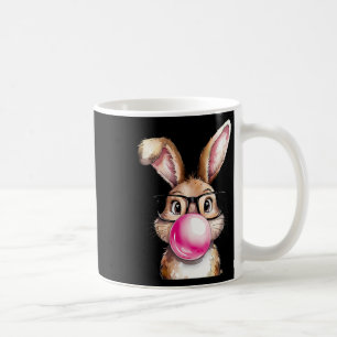 Kaninchen Hase Bläst Kaugummi Ostertag Rosa Wo Kaffeetasse