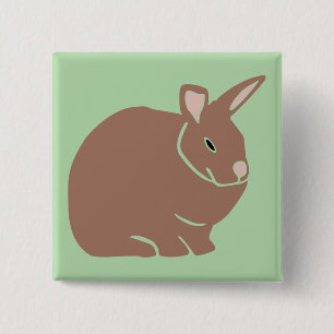Kaninchen-Hase Button