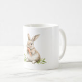 Kaninchen Hase Karotte Kaffeetasse (VorderseiteRechts)