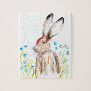 Kaninchen Hase Oster Tier Wildnis Süß Jigs Puzzle