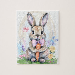 Kaninchen Hase Ostern Tier Wildtiere Niedlich  Puzzle