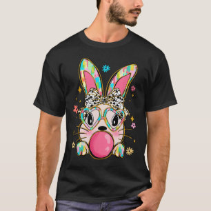 Kaninchen Hase pustet Kaugummi Ostertag Kokette T-Shirt