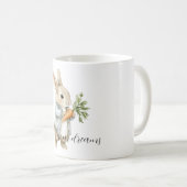 Kaninchen-Hasen-Träume Karotte Kaffeetasse (VorderseiteRechts)
