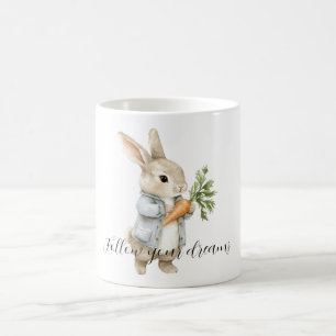 Kaninchen-Hasen-Träume Karotte Kaffeetasse