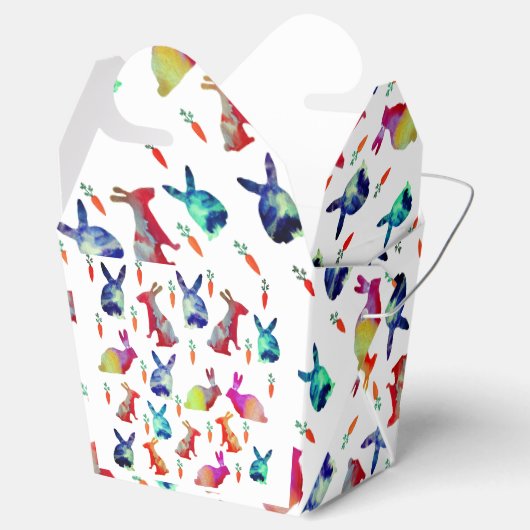 Kaninchen Himmel Geschenkschachtel (Geöffnet)