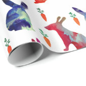 Kaninchen Himmel, Ostern Geschenkpapier (Rolleneckpunkt)