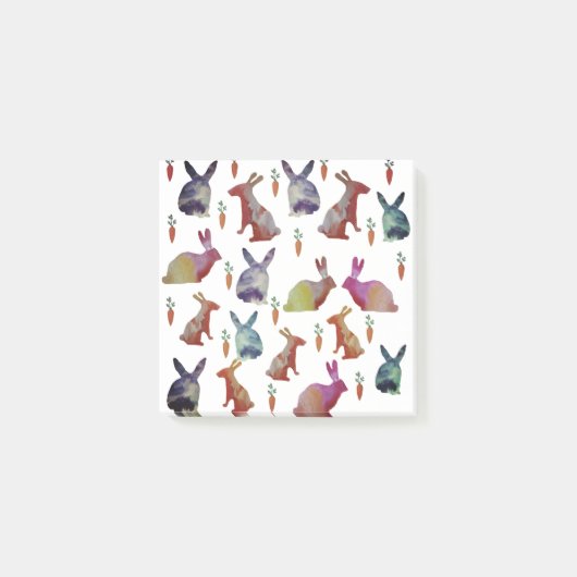 Kaninchen Himmel, Ostern Post-it Klebezettel (Vorderseite)