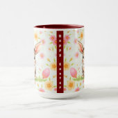 Kaninchen Holiday Oster Moderne Sammlung Tasse (Zentrum)