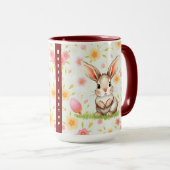 Kaninchen Holiday Oster Moderne Sammlung Tasse (VorderseiteRechts)