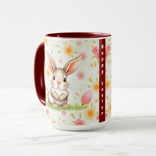 Kaninchen Holiday Oster Moderne Sammlung Tasse (Vorderseite Links)