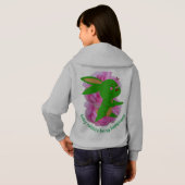 Kaninchen Hoodie (Schwarz voll)